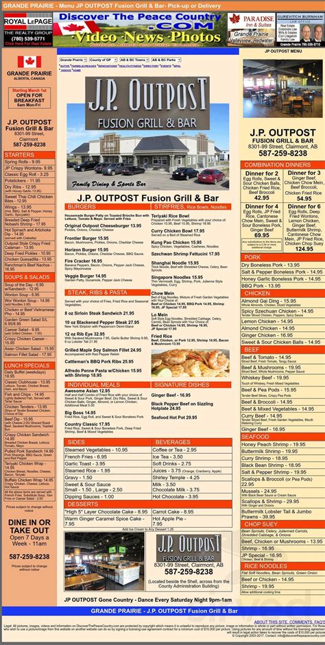 jackpot grill & events centre menu|Jackpot Grill & Events Centre in Grande Prairie .